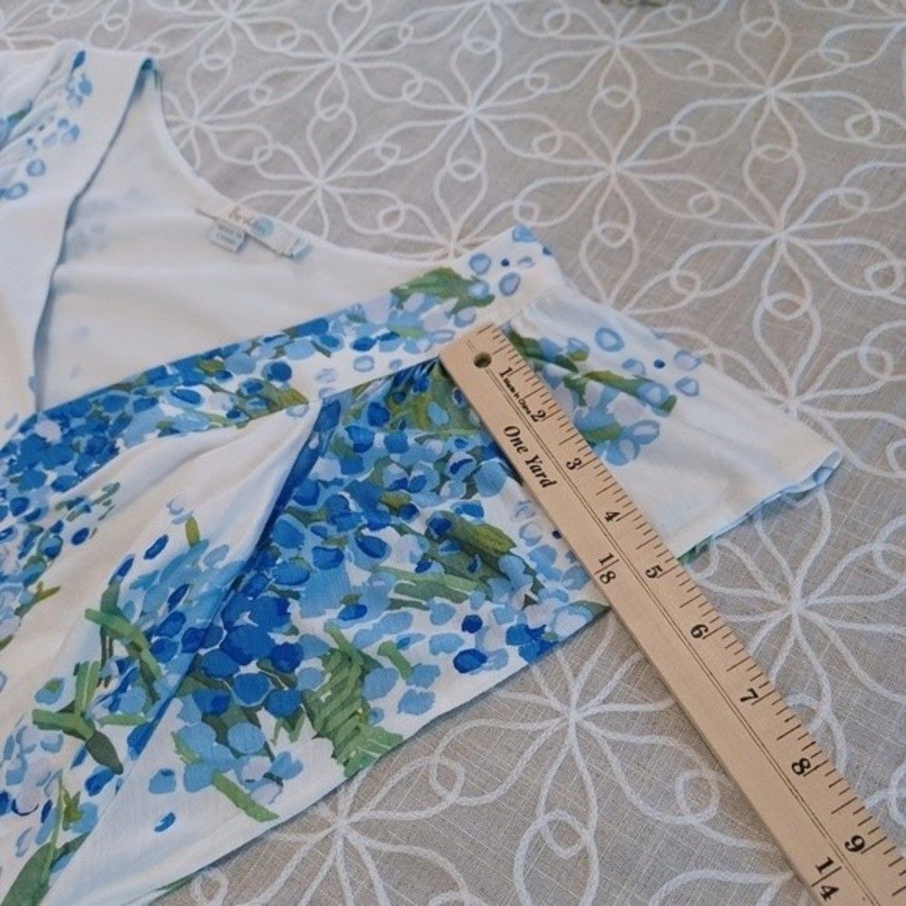 Boden Floral Print Flutter Sleeve Dress - Picture 12 of 15
